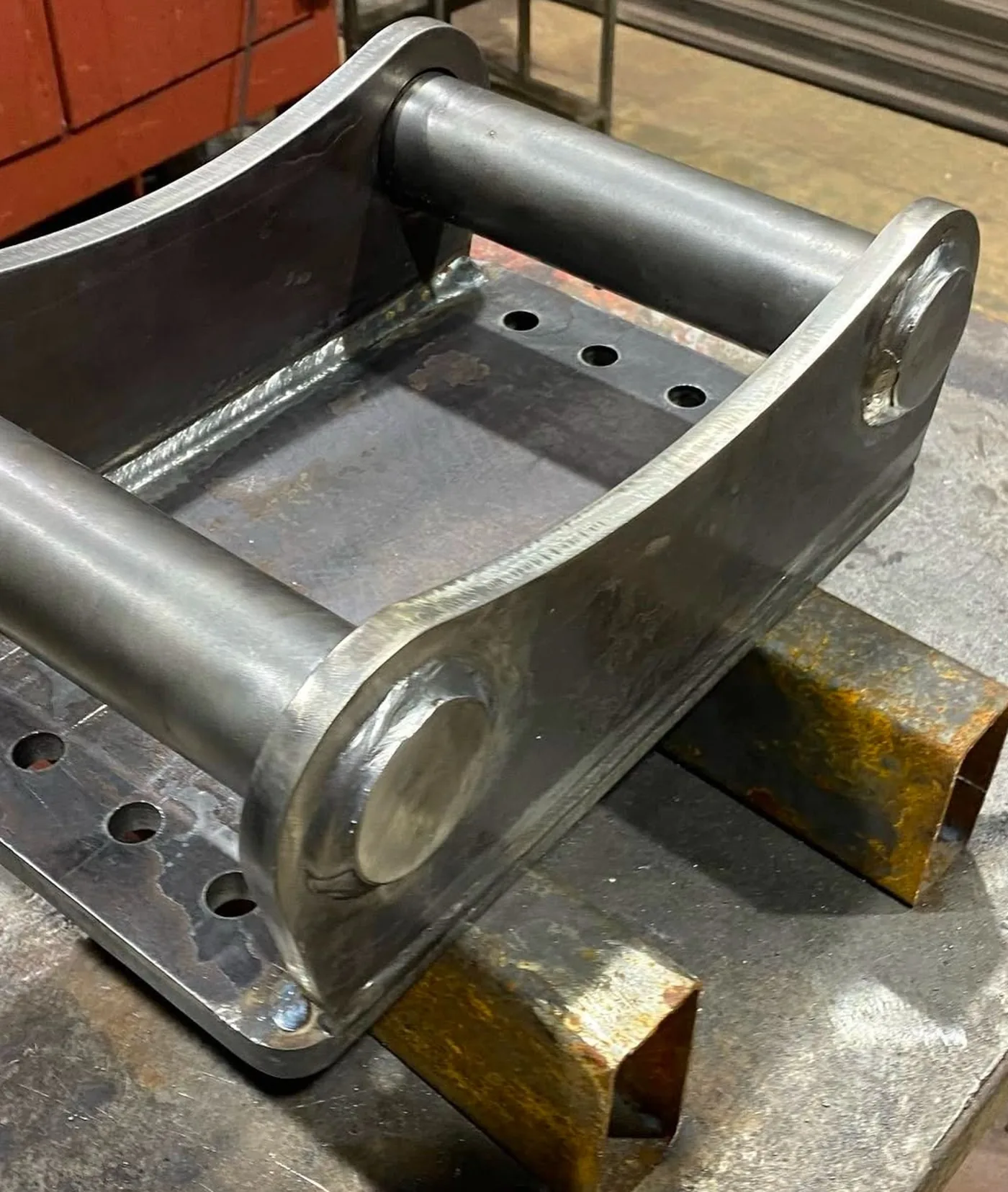 welding services Milton Keynes clevis component fabricated by Wards Welding and Fabrications