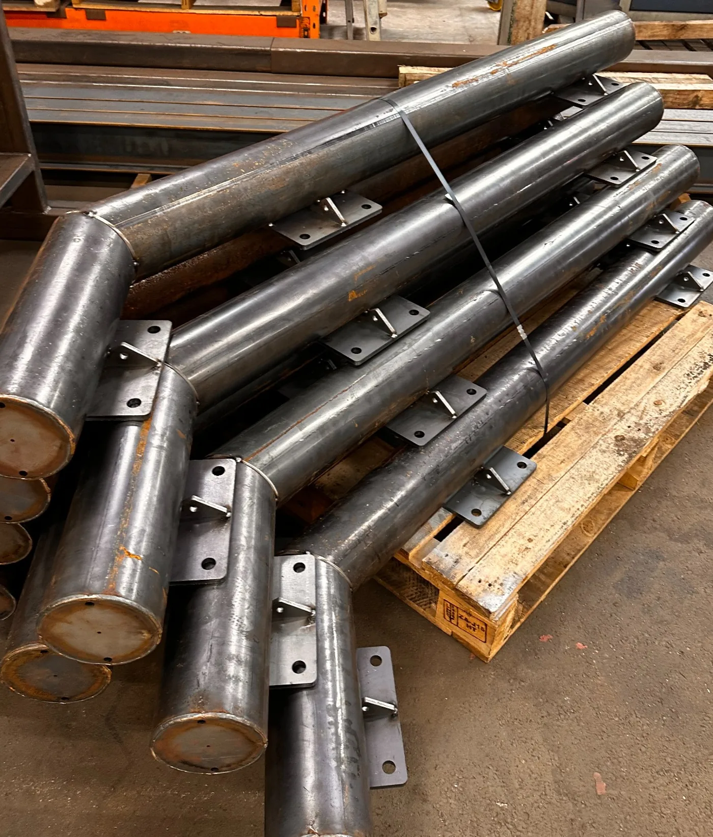 steel posts and welded fabrication components for Milton Keynes customers