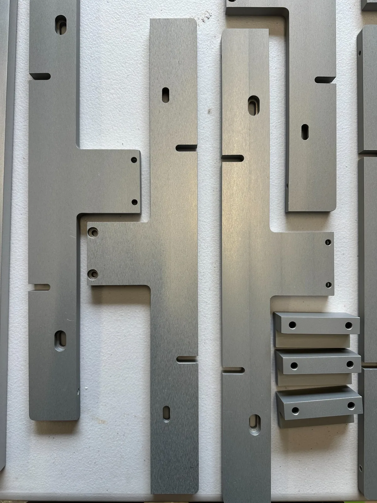 CNC cut machined metal brackets manufactured in Milton Keynes