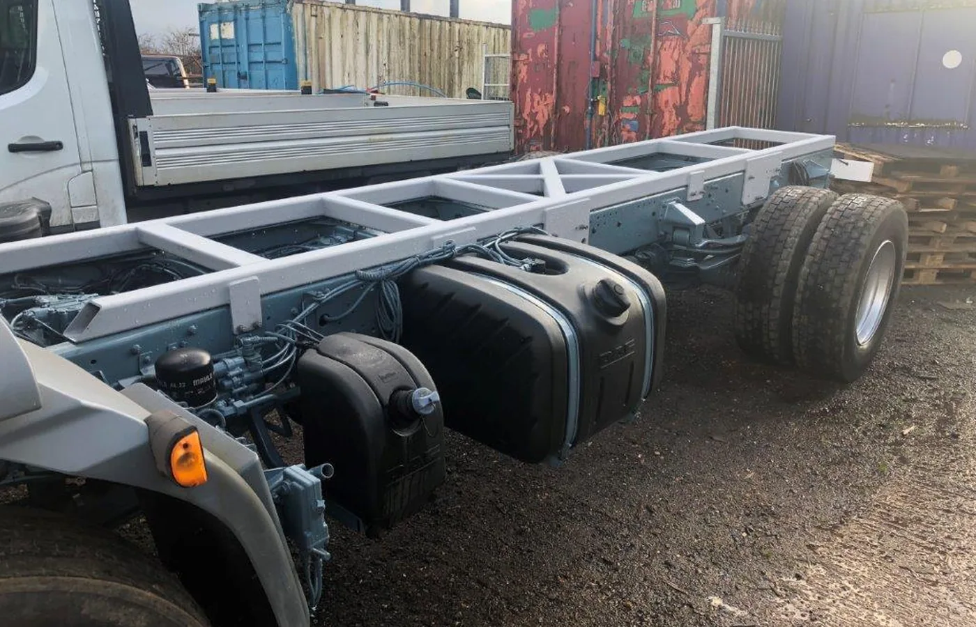 Structural reinforcement frame fabricated for a commercial vehicle by Wards Welding