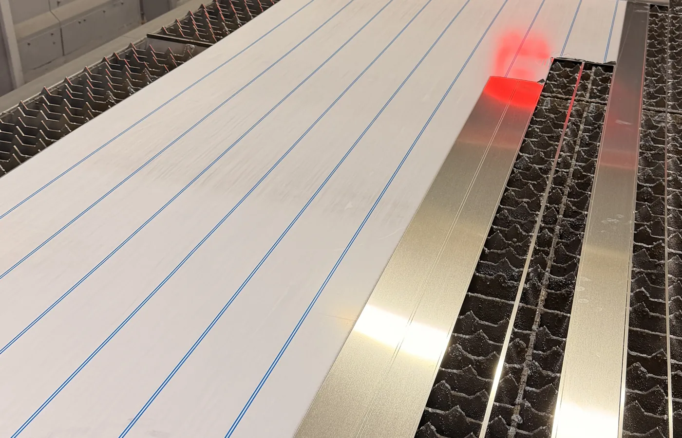 Sheet metal laser cutting on the Wards 6kW fibre laser in Milton Keynes