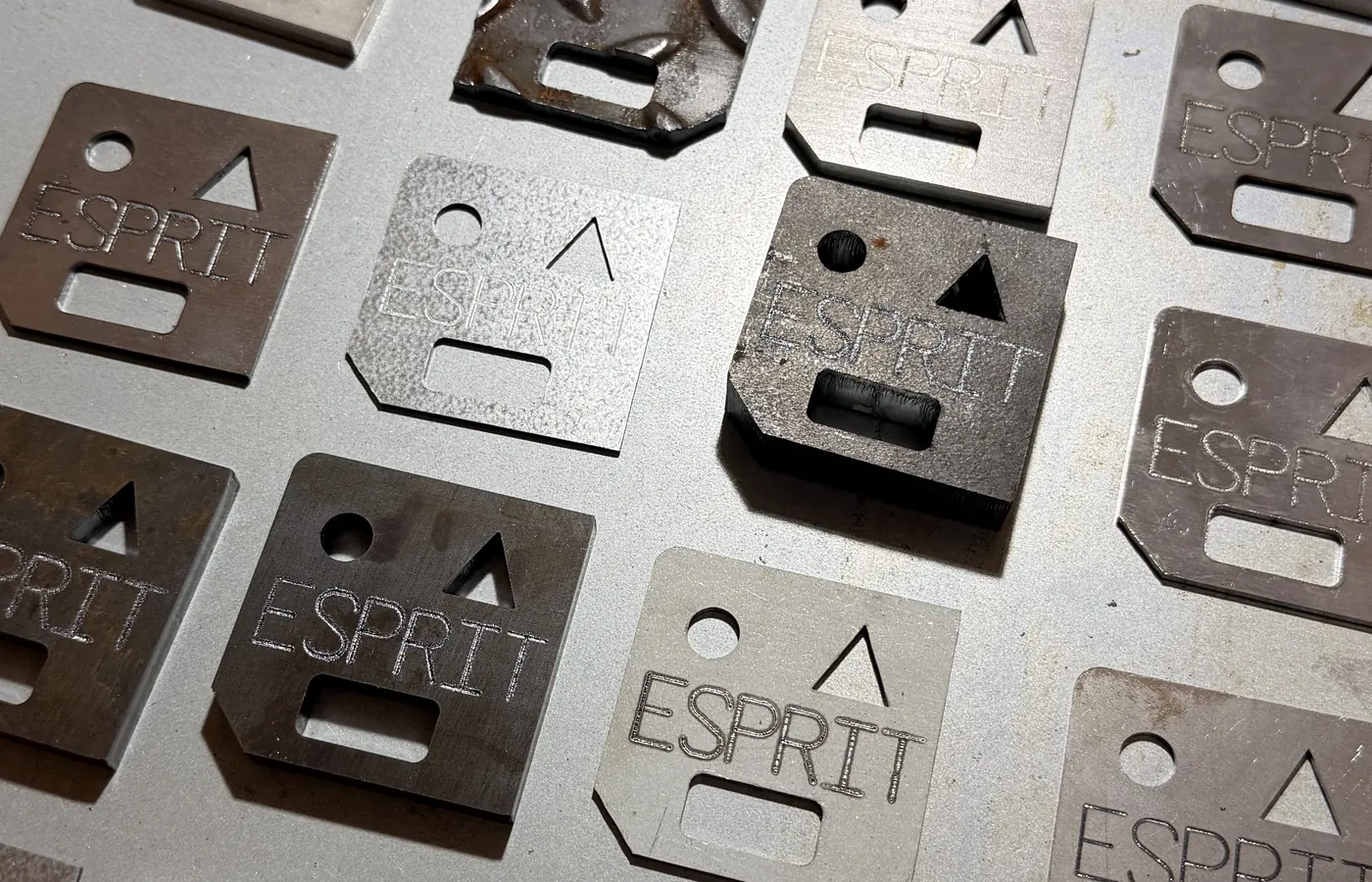 Precision laser cut branded sheet metal components